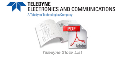 Teledyne Stock List03